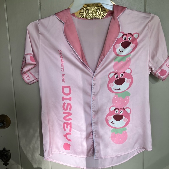 Disney strawberry bear satin pajamas - Picture 2 of 5